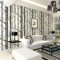 Warmiehomy Non-Woven Wallpaper 4 Pack x 53cm x 10m 3D Modern Forest Birch Tree Wallpaper Textured Wall Decoration for Living Room Bedroom Background