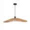 Paco Home LED Pendellampe Wohnzimmer Pendelleuchte Esszimmer Hängeleuchte Küche Lampenschirm Papier Deko Boho Style E27, Farbe:Schwarz, Leuchtenart___Farbe:Typ 1