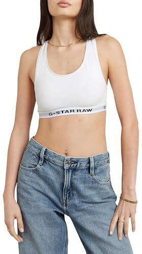 G-Star Damen Bralette, Weiß (White D23776-D516-110), XL