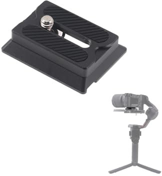 Quick Release Plate for DJI Ronin RS 2/RSC 2/RS 3/RS 3 Pro Gimbal Stabilizer With Arca-Swiss Standard