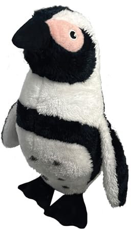 EcoBuddiez - Humboldt Pinguin von Deluxebase Große 33 cm weiche Plüschtiere aus recycelten Plastikflaschen Umweltfreundliches Kuschelgeschenk für Kinder und niedliches Stofftier Spielzeug für