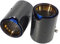 WANGBINGXING Auspuffblende 2 Stück 70MM Auto Spitze Schalldämpfer Real Carbon Fiber Grilled Blue Style Auspuff Endrohr