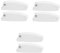 Angoily 3sets Hatch Hook Hooks Door Locks Boat Window Latch Camper Cabinet Latch Door Catch Rv Door Hatch Rv Hatch Door Rv Storage Door Latch Camper Trailer Door Holder Abs White 2pcs*3