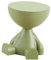 LOVIVER Table d'Appoint Créative de Boisson avec Plateau de Rangement, Chevet PE Léger et Durable, Table de Bout Supporte Jusqu'à 20 kg pour Petit Espace, Bureau, Salon ou Jardin, Vert
