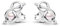 Pandora Moments Unendlichkeitsknoten Ohrstecker aus Sterling Silber mit Zirkonia, 293761C01