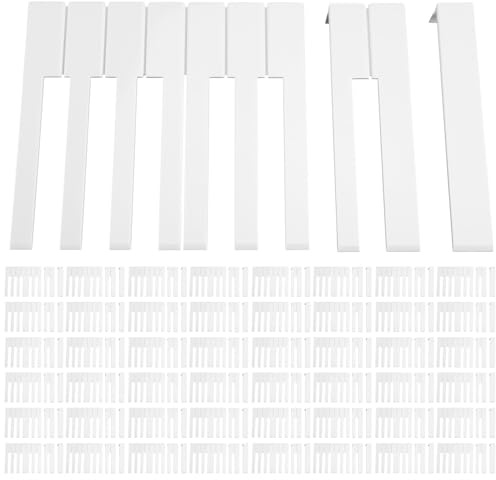 Osmond Piano Accessories Kit No Side White Keys Leather on the Piece Piano Keys Leather Piano Accessories 52mm