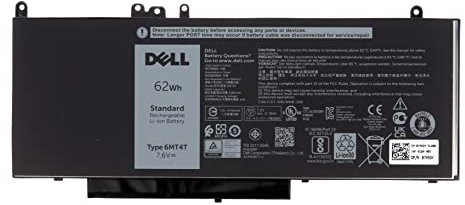 Dell Batterie Akku 62Wh 4-Cell Latitude E5270 E5470 E5570 Precision 15 3510 Typ: 6MT4T 7V69Y TXF9M HK6DV K3JK9 CHWGG