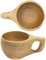 Outdoor Saxx - Holz-Becher, Kuksa, Handmade Mittelalter Design, 180 ml, natur
