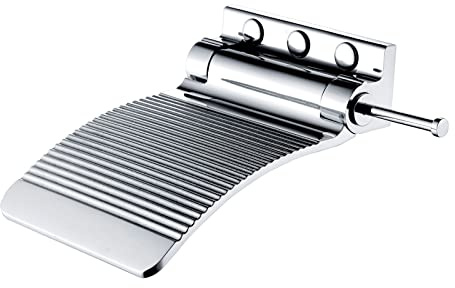 Sanliv Solid Brass Fold Up Shower Shaving Foot Rest in Polished Chrome Finish