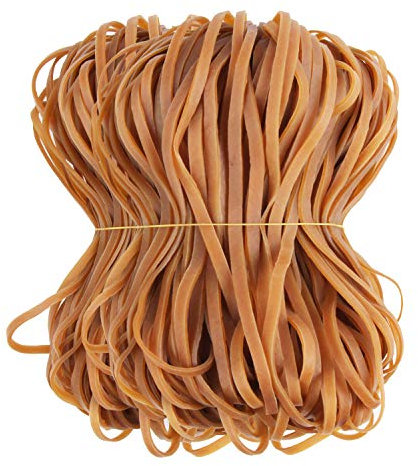 240 Pack Large Rubber Bands, Esee Heavy Duty Trash Can Band, Strong Elastic Bands for Office Supply, Garbage Cans, File Folders, Size 8 Inches