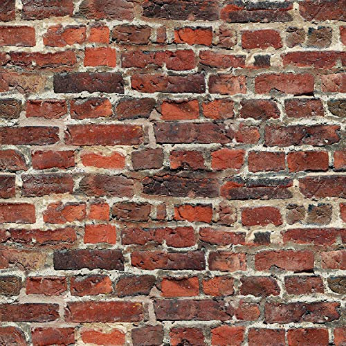murando - Papier peint adhésif 10 m - papier peint 3D - Sticker mural - placage décoratif - revêtement mural - feuille décorative - adhésif mural - Brique f-B-0230-an-a