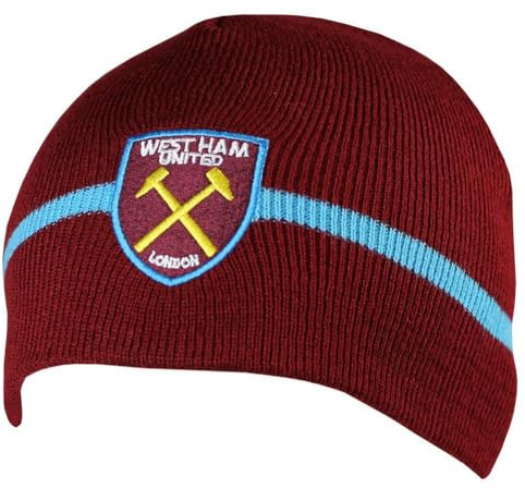 West Ham FC offizielle Strick-Beanie Mütze