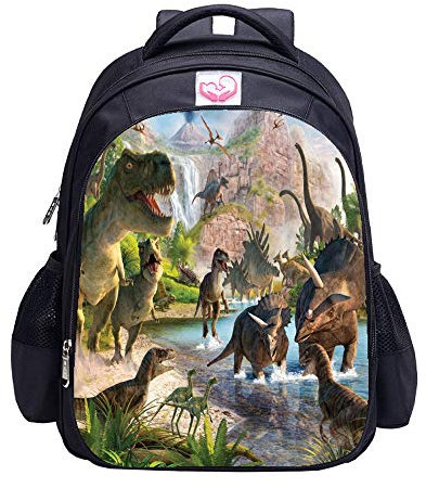 MATMO Dinosaurier-Rucksack, Dinosaurier-Rucksäcke für Jungen, Schulrucksack, Kinder, Büchertasche, Dinosaurier 6, One size