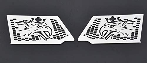 24/7 AUTO 2x Edelstahl Frontgrill Dekor für S R G ab 2016 mit DRL