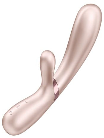 Satisfyer, Bluetooth Rabbit, Hot Lover Connect App', 20 cm, wasserdicht (IPX7), wiederaufladbar, hautfreundliches Silikon