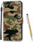 MadBee Compatible with iPhone 13 Mini Case 5.4 Inch, Full Body Colorful Pattern Design Flip Magnetic Detachable PU Leather Wallet Case Cover for iPhone 13 Mini (Camouflage)