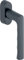 HOPPE HAMBURG Fenstergriff SecuForte+VarioFit, 90°, 7x32-42mm, mattschwarz RAL 9714, Ref. 11701377