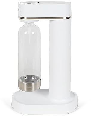 Livoo, Machine à Soda, DOM464, Capacité 1 L, Bouteille en PET et Finition INOX