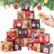 DERAYEE Adventskalender zum Befüllen, 24 Adventskalender, Adventskalender Kinder
