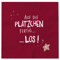 Grafik Werkstatt Servietten für Weihnachten und Advent | 20 Stück | 12,5 x 12,5 cm | rot | Auf die Plätzchen