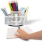 Office World Rotierender Stifthalter - Schreibtisch Organizer - Stiftebox, Schreibtisch Für Kinder Und Erwachsene - Stifteköcher Und Aufbewahrung - Organizer Drehbar Für Schreibtisch