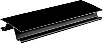 Korner Sockelblende Eckverbindung Schwarz Hochglanz 150mm | Sockellesite | Sockelprofil | Küchensockel | Eckverbindung | Eckverbindung | Zubehör