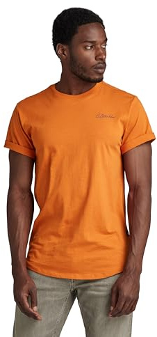 G-STAR RAW Herren Back gr lash r t T-Shirts, Orange (orange D24431-C372-1018), M