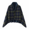 SJTJSPX Couverture Plaid en Polaire Mettable Cape Châle avec Bouton Poncho Couverture Housse de Lit Canapé Voiture Hiver Couverture Jeté Flanelle Chaud Doux Couverture à Carreaux Sweat Couverture