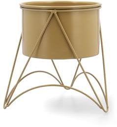 VINTHERA Moa Supporto con vaso in acciaio, 19 x 20 cm