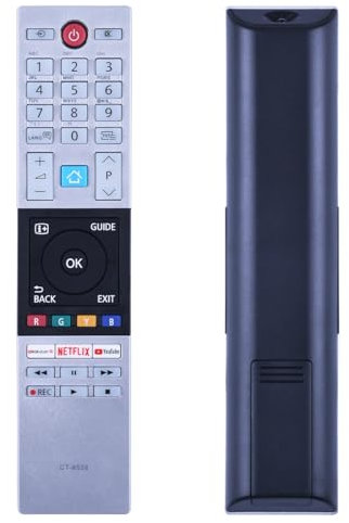 GOUYESHO CT-8528 Ersatz Fernbedienung passend für Toshiba 4K UHD HDR TV Kompatibel mit 24D2863DB 24D3863DB 28W3863DB 32D2863DB 32D3862DB 32D3863DB 43L2863DB 43T6863DB 43U5863DB 43U6863DB 48L2863DB