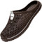 SAGUARO Clogs Atmungsaktiv Mesh Hausschuhe Sommer Gartenschuhe Freizeit Badeschuhe Strand Aqua Slippers Flach Pantoffeln Damen Herren, Braun 44 EU