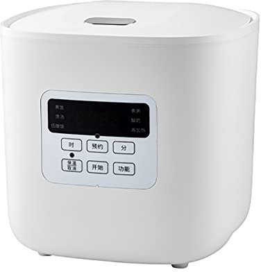 Olla arrocera, olla arrocera baja en azúcar, 1,6 l, revestimiento antiadherente con revestimiento de PTFF a base de agua de pequeña capacidad pa