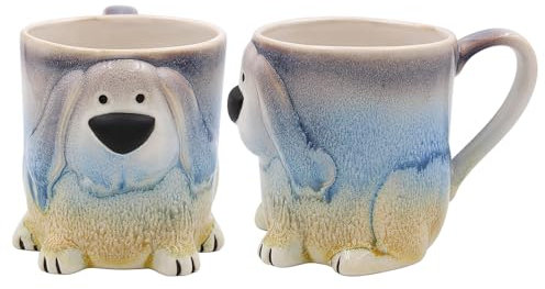 Lesser & Pavey Faithful Friends Dog Mug | Ceramic Coffee Mugs for Home or Work | Premium Design Mugs for All Occasions | Lovely Mugs for Tea, Coffee & Hot Drinks