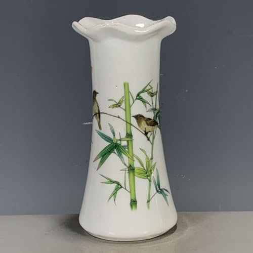 Porcelain vase, Porcelain, Qing Dynasty, Qianlong Year, Pastel Flower and Bird Pattern, Bamboo, Peace Flower Goblet, vase Ornaments