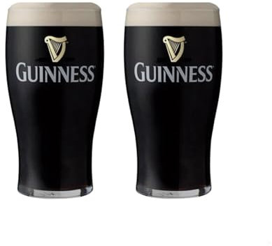 Laurie's Pub and Bar Accessories | Guinness Pint Glasses, Set of 2