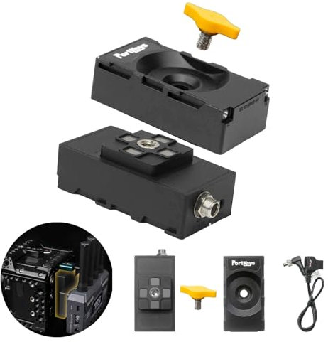 Portkeys BD1 Switchable Double-Side NP-F Dummy Battery for Mouting and Powering Camera Monitor and Video Transmssion at The Same Time