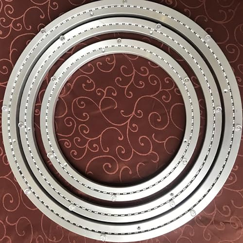 BVDHASDBT Hochleistungs-Lazy-Susan-Drehtellerlager aus Aluminium, Hochleistungs-Lazy-Susan-Drehteller, rutschfeste Schwenkplattenbeschläge mit Metalllagern(450mm(18 inches))