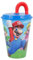 ALMACENESADAN, 0000 Gobelet canne réutilisable, capacité 430 ml, idéal pour toutes les occasions, sous licence (mario)