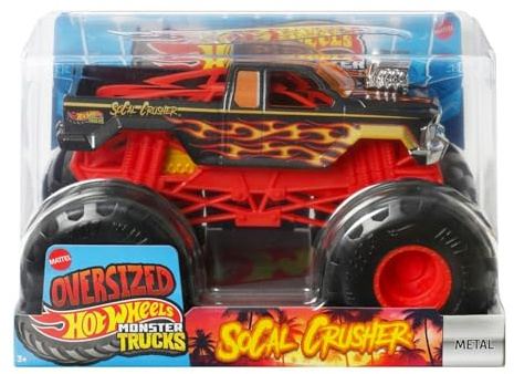 Hot Wheels Monster Trucks Spielzeugfahrzeug Authentic Monster Truck, Maßstab 1:24, für Kinder ab 3 Jahren