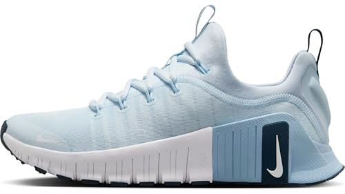 Nike Free Metcon 6 Women's Workout Shoes (FJ7126-402, Blue Tint/Armory Navy/Light Armory Blue/White), Blue Tint/Armory Navy/Light Armory Blue/White, 6 UK