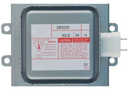 Psdndeww 2M303K Magnetron Microondas 1080 W Tubo Electrones Vacío para Aplicaciones Eficientes Enfriadas con Piezas Electrodomésticos