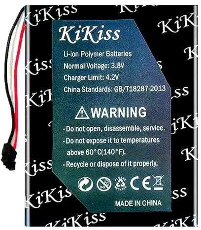 1600mAh High Capacity Li-ion Polymer Car Navigation Device Battery,Replacement Compatible for Garmin Dezl 560LMT,560LT, 650LM,SAT NAV,52LM 5'' Nuvi 2565LM with Tool Kits