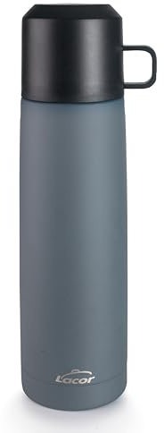 Lacor 62668.0-62668 - Bala Eira Thermoskanne, 300 ml, Edelstahl 18/10 | Aus lebensmittelechtem Edelstahl gefertigt; hohe Korrosionsbeständigkeit und Haltbarkeit im täglichen Gebrauch
