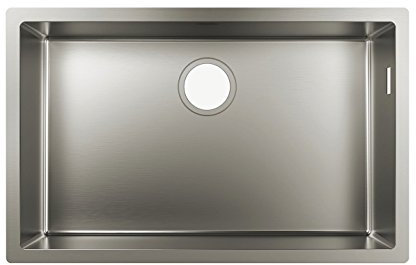 hansgrohe Küchenspüle, Unterbau 660 mm für 800 mm Unterschrank, edelstahl
