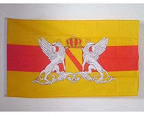 AZ FLAG - Flagge Großherzogtum Baden 1806-1918 - 90x60 cm - Bade Fahne 100% Polyester mit Messing-Ösen - 50g