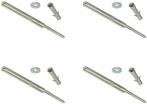 Gas N Pow3r Concealed Shelf Supports Brackets 120mm Floating Hidden Masonary Fix HEAVY DUTY x4