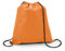 noTrash2003 Kordelzugtasche Tasche Rucksack Kinder Turnbeutel Beuteltasche (Orange)