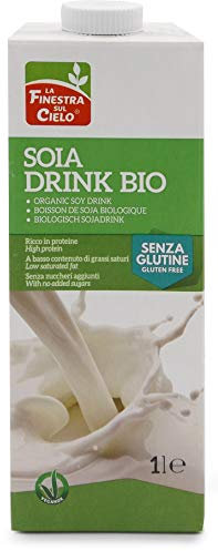 La finestra sul cielo, Bevanda alla soia bio, senza glutine, senza lattosio, senza zuccheri, 1L