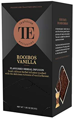 Teahouse Exclusives Luxury Tea Bag Rooibos Vanilla, 52.9 g