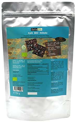 ZeroCal - Dalia Bio Xylit Bio | aus biologischer Landwirtschaft | 40 % weniger Kalorien | Zahnfreundlich | Ideal zum Kochen und Backen, 750 g